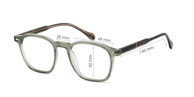 Dasoor. Unisex glasses with premium lenses for distance, for reading ...