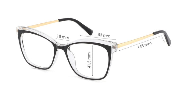 Big Cat Eye Glasses Frames Women With Non Prescription or -  Finland